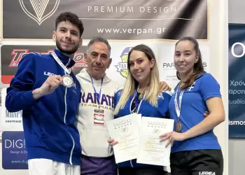 Εντυπωσιακή εμφάνιση του Πιερικού ΑΣΜΑ «Ο Μάξιμος» στο Πανελλήνιο Καράτε 2025