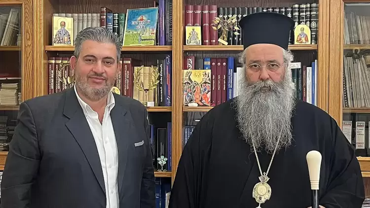 Ευχές του Προέδρου του Επιμελητηρίου Πιερίας προς το Σεβασμιώτατο Μητροπολίτη Κίτρους, Κατερίνης & Πλαταμώνος κ. Γεώργιο