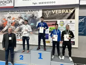 Ο ΓΑΣ Ολύμπιος Μαχητής επέστρεψε με 1 χρυσό και 2 αργυρά μετάλλια