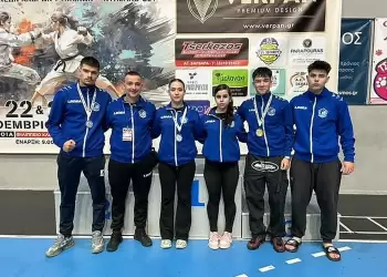 Ο ΓΑΣ Ολύμπιος Μαχητής επέστρεψε με 1 χρυσό και 2 αργυρά μετάλλια