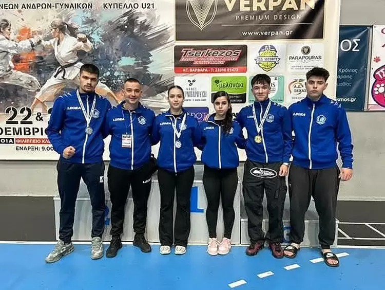 Ο ΓΑΣ Ολύμπιος Μαχητής επέστρεψε με 1 χρυσό και 2 αργυρά μετάλλια