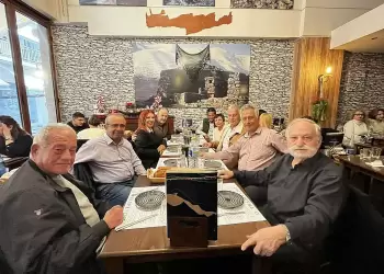 Γεύμα από τον Σύλλογο Κρητών Πιερίας «Σταυραετοί» σε εκπροσώπους ΜΜΕ