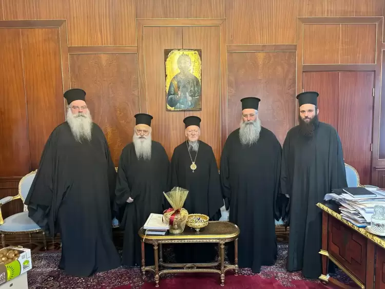 Ο Μητροπολίτης Κίτρους κ. Γεώργιος στο Οικουμενικό Πατριαρχείο