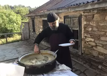 Η νοστιμιά των φαγητών του Αγίου Όρους 