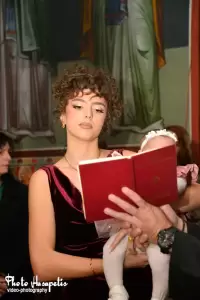 Όμορφη βάπτιση της Ιωάννας στον Λουτρό Αλεξάνδρειας – Ευχές στους γονείς