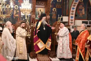 Πανηγύρισε ο Ιερός Ναός Αγίου Ανδρέα στο Αιγίνιο Πιερίας – Πανηγυρικός Εσπερινός