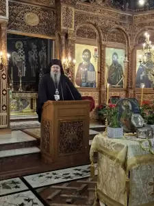 Προσκύνηση ιερού λειψάνου Αγίου Αχιλλείου και ομιλία για την Α΄ Οικουμενική Σύνοδο στην Κατερίνη