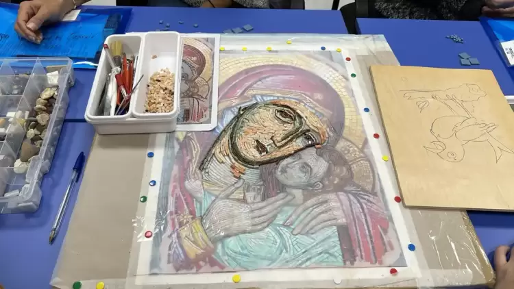 Σεμινάριο Ψηφιδωτού του Πνευματικού Κέντρου Αγ. Φώτιος