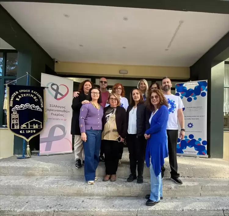 Ο Σύλλογος Καρκινοπαθών Πιερίας στην Εθελοντική Αιμοδοσία της Μορφωτικής Ένωσης Καταφυγιωτών