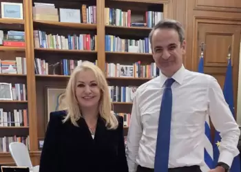 Συνάντηση της Βουλευτή Πιερίας Άννας Μάνη-Παπαδημητρίου με τον Πρωθυπουργό Κυριάκο Μητσοτάκη Συνάντηση της Βουλευτή Πιερίας Άννας Μάνη Παπαδημητρίου με τον Πρωθυπουργό Κυριάκο Μητσοτάκη