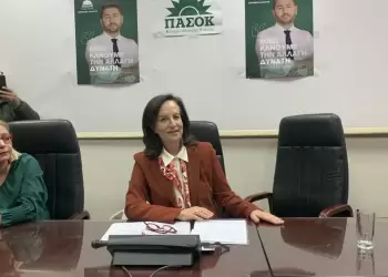 Η Άννα Διαμαντοπούλου στην Κατερίνη: Παρουσίαση του κυβερνητικού προγράμματος ΠΑΣΟΚ