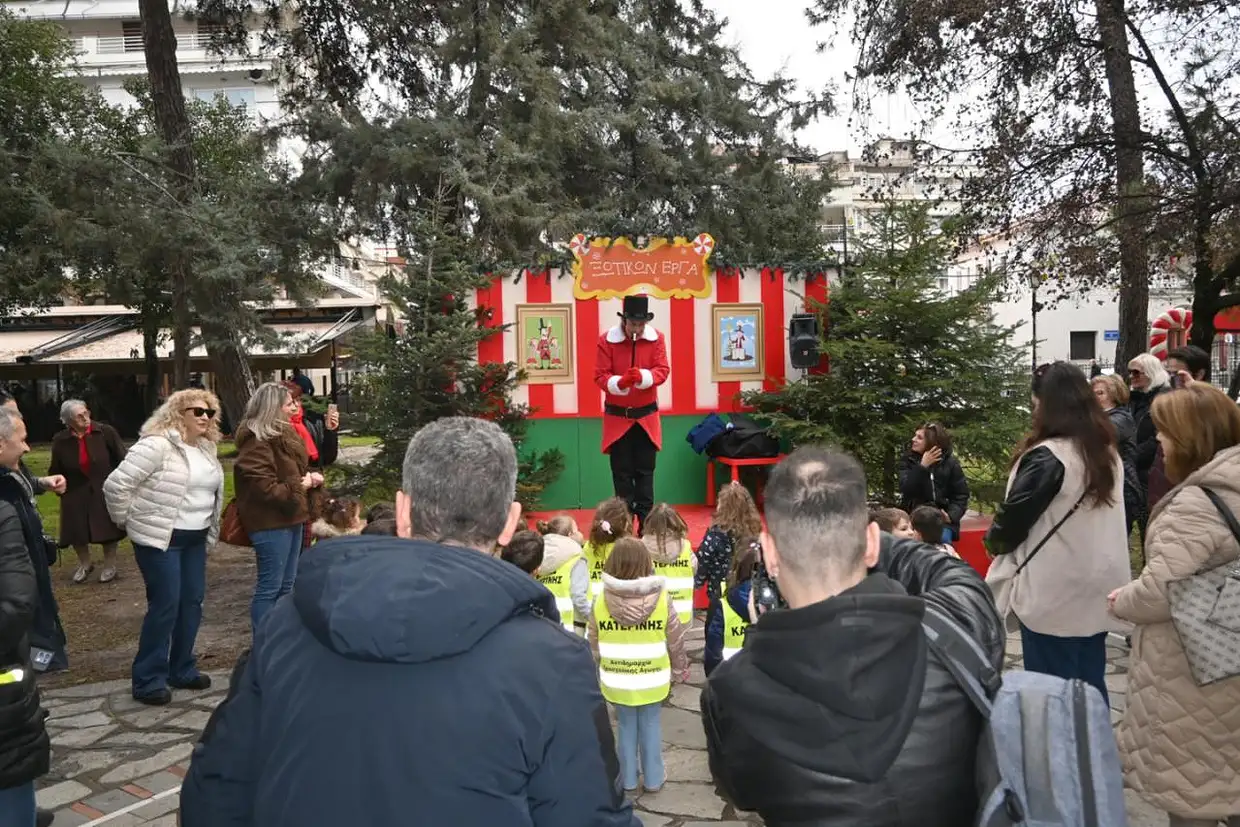 Κατερίνη: Η επίσημη έναρξη στο Πάρκο των Χρωμάτων – Ένας μήνας γιορτής και φωτός