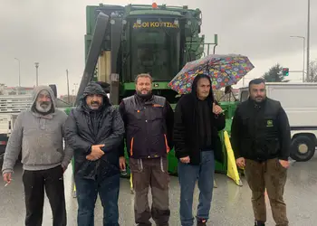 Κατερίνη: Μπλόκο κινητοποίηση παραγωγών Πιερίας