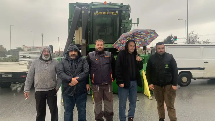 Κατερίνη: Μπλόκο κινητοποίηση παραγωγών Πιερίας