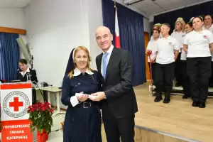 Νέοι εθελοντές στον Ε.Ε.Σ. Κατερίνης ενισχύουν το κίνημα Ερυθρό Σταυρό της Ελλάδας