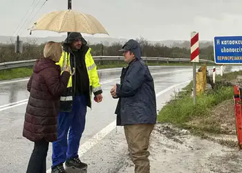 ΠΕ Πιερίας: Συνεχίζονται τα έντονα καιρικά φαινόμενα – Αυτοψίες στα αντιπλημμυρικά έργα