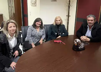 Συνάντηση του Προέδρου του Επιμελητηρίου Πιερίας με τη Διευθύντρια Πρωτοβάθμιας Εκπαίδευσης 