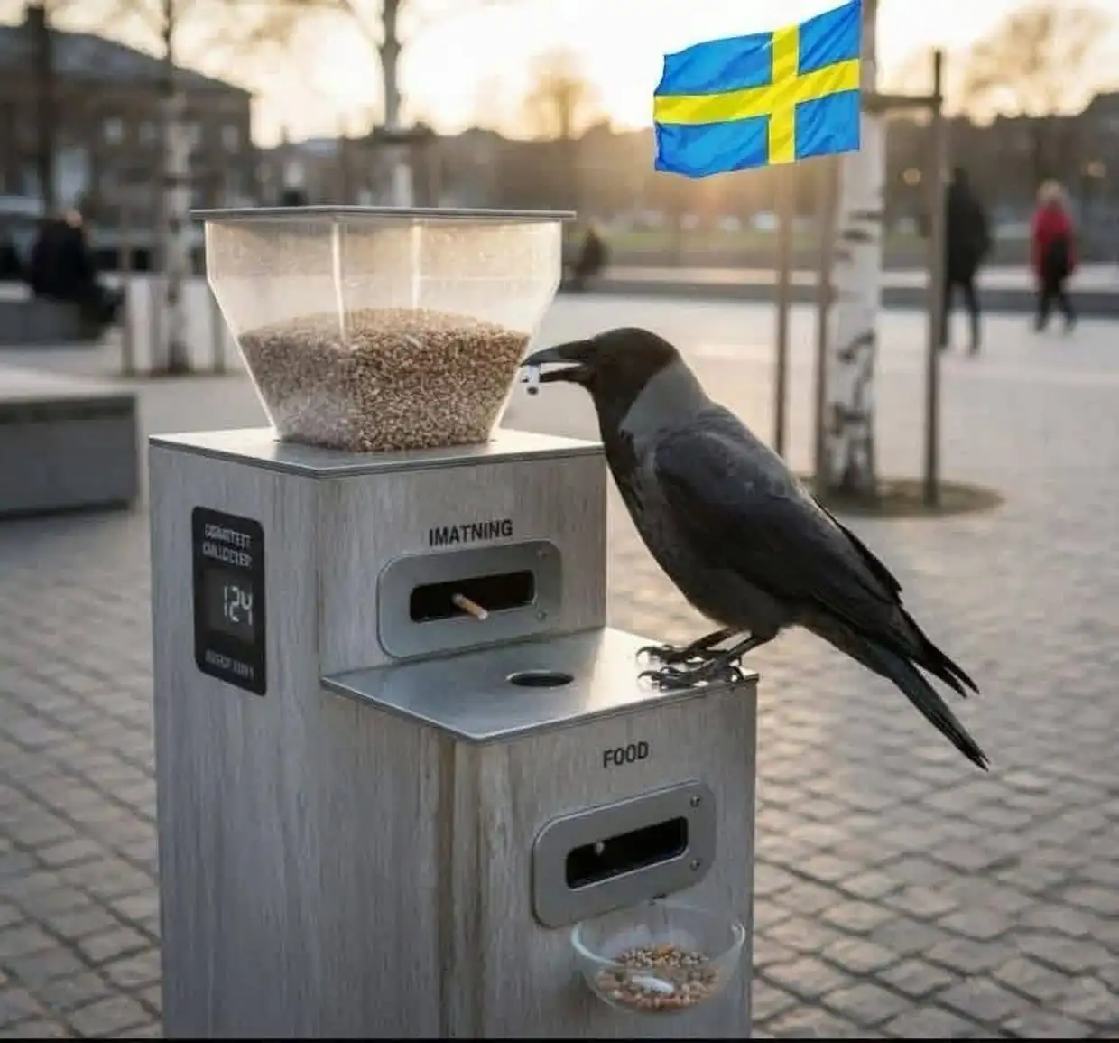 Τα κοράκια και τα σκουπίδια